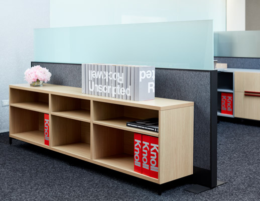 neocon 2018 hospitality at work anchor raised storage 