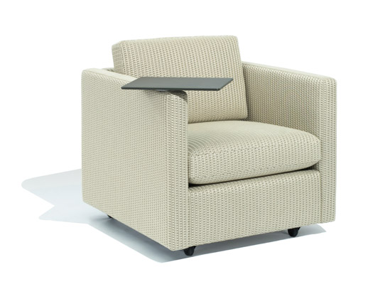 Petite Pfister Lounge Chair optional tablet arm