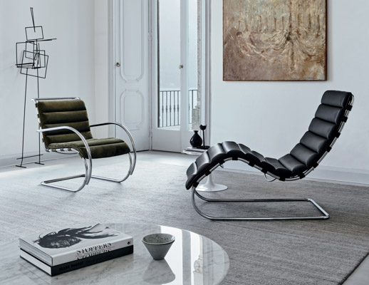 MR mies van der rohe lounge chaise