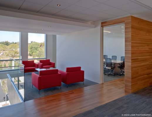 Knoll red Divina Lounge Chair