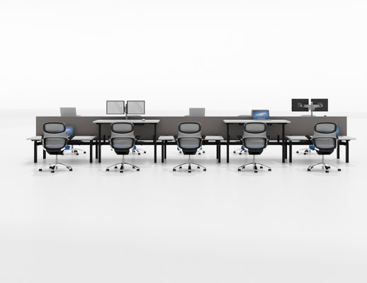 k. bench workplace systems furniture benching height adjustable desks k. collection