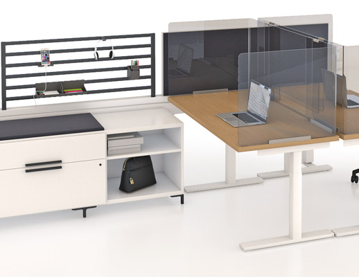 antenna workspaces ladder screen space delineation workstation work tools organization