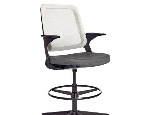 Ollo with knit back high task chair ollo family glen oliver loew